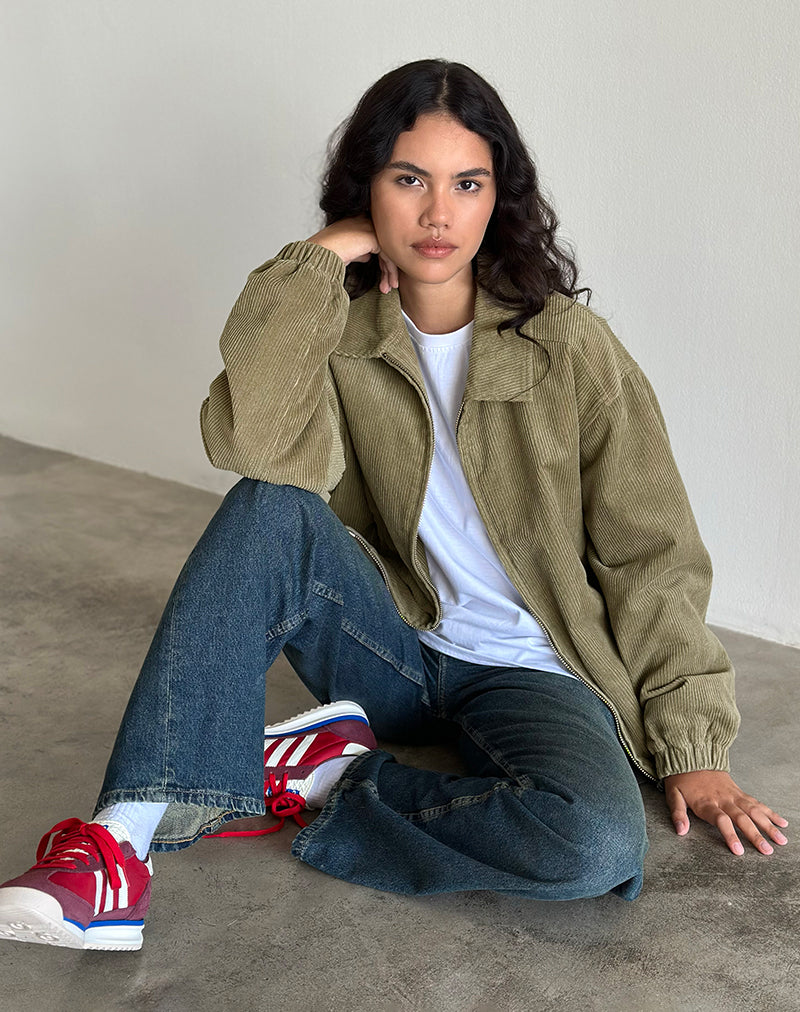 Chaqueta Cavita en cordón verde alcachofa
