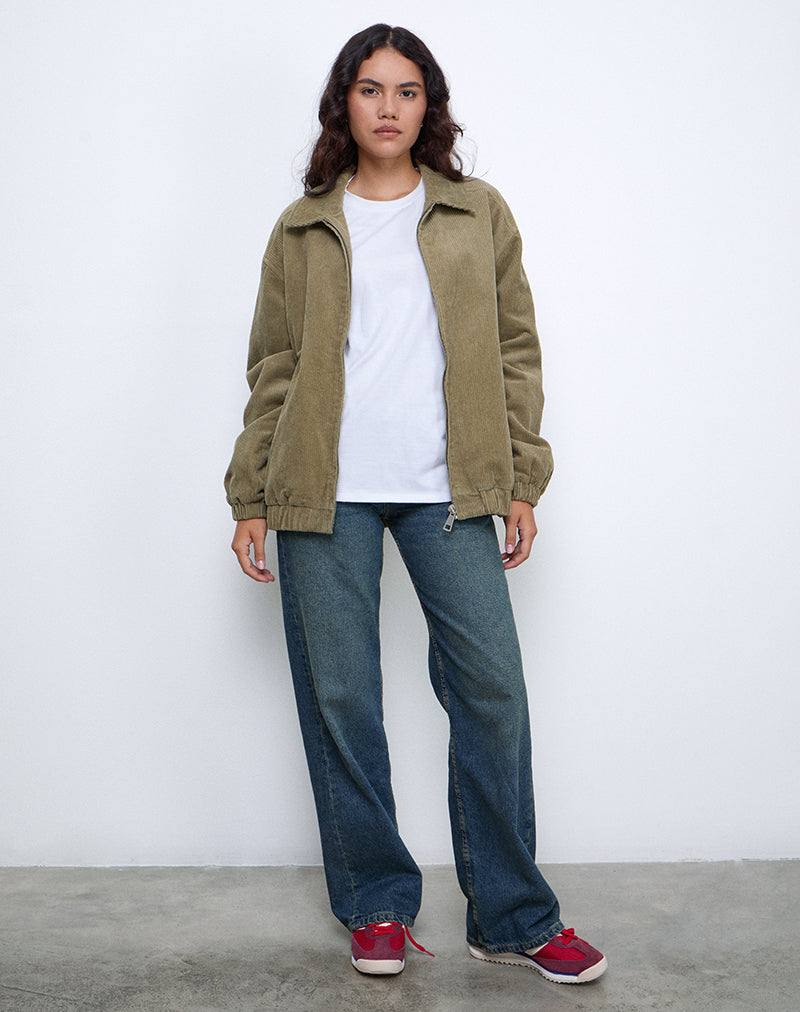 Imagen de la chaqueta Cavita en cordón verde alcachofa