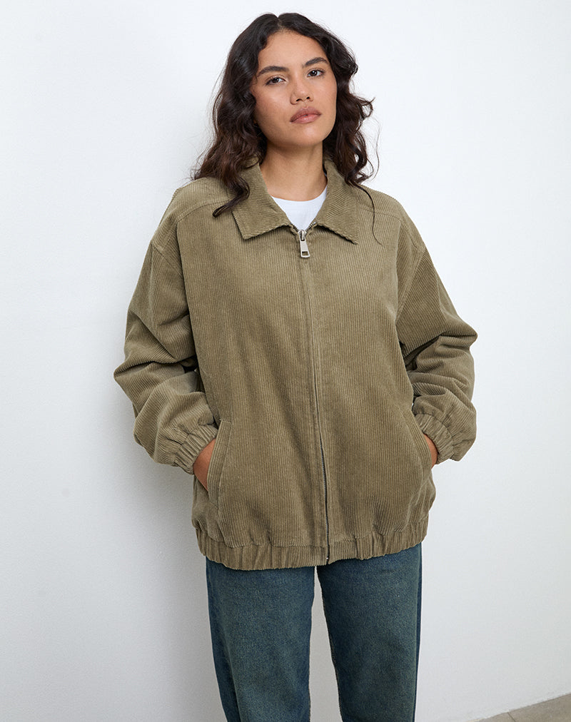 Chaqueta Cavita en cordón verde alcachofa
