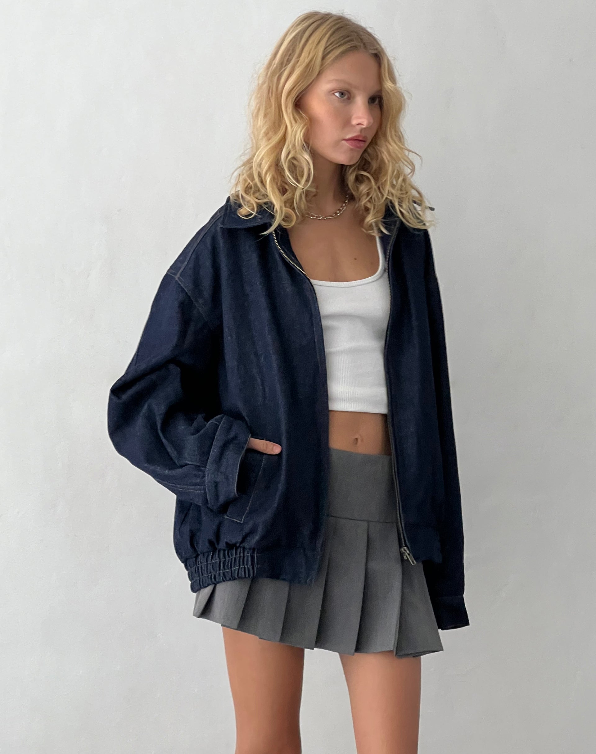imagen de Cavita Jacket en denim índigo