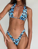 Imagen de Braguita de bikini Farida en azul pastel floral