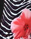 Encuadernación de contraste Cebra Floral