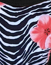 Encuadernación de contraste Cebra Floral