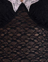 Negro con encaje rosa