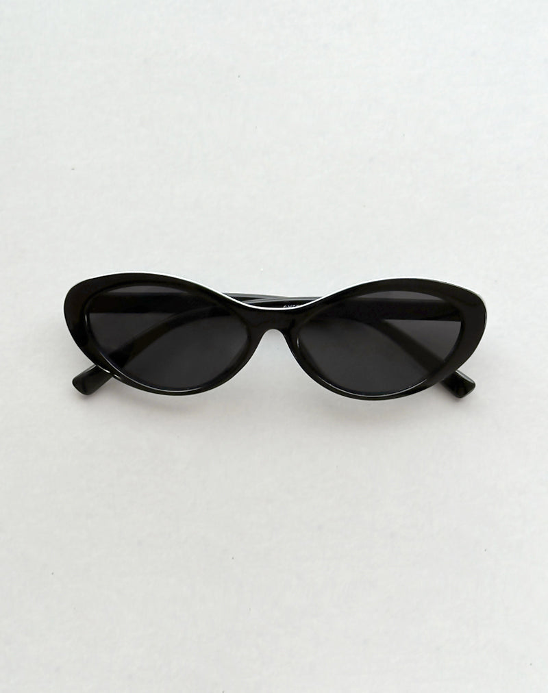 Chapini Gafas de sol ovaladas en negro