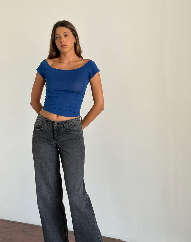 Imagen de Charya Off The Shoulder Top in Dazzling Blue