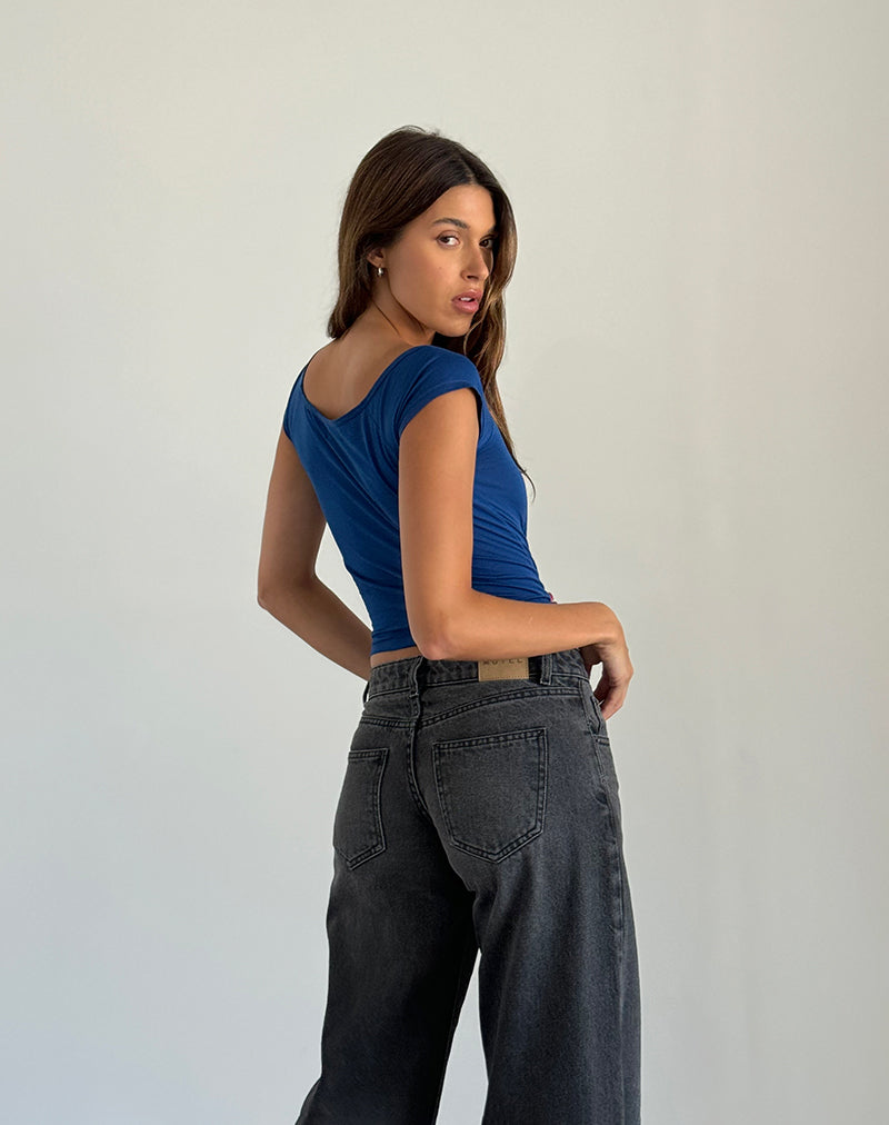 Imagen de Charya Off The Shoulder Top in Dazzling Blue