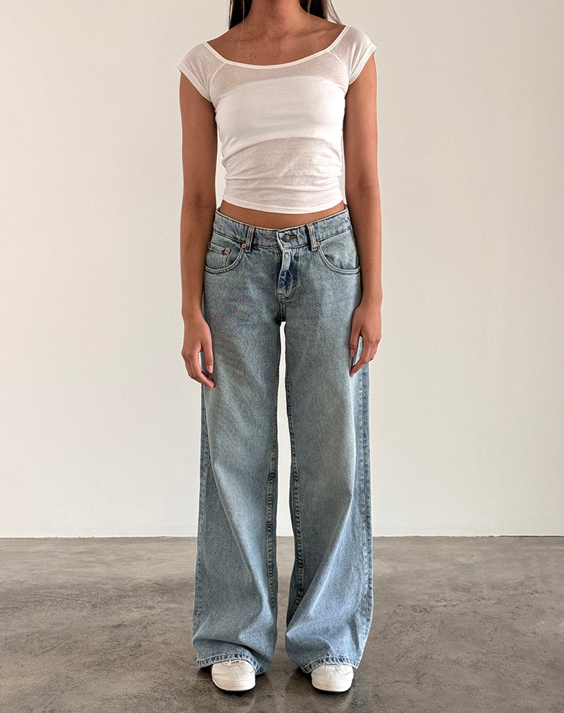 Imagen de Charya Off The Shoulder Top en Off White