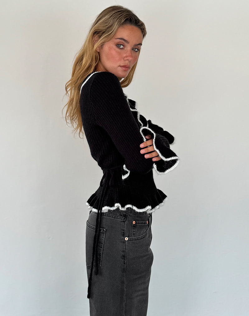 Top Christella en negro