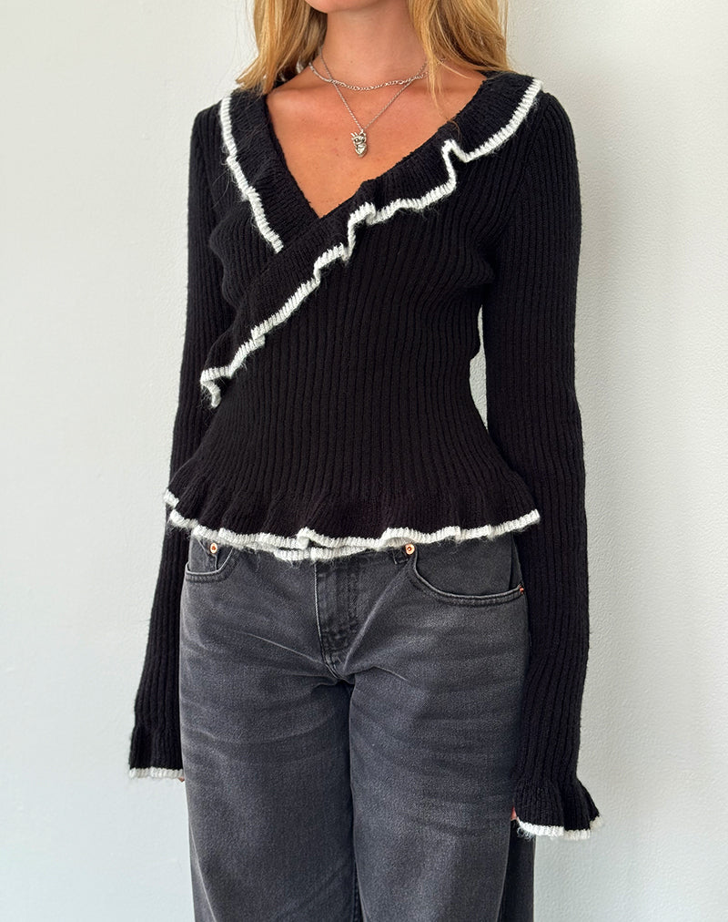 Top Christella en negro