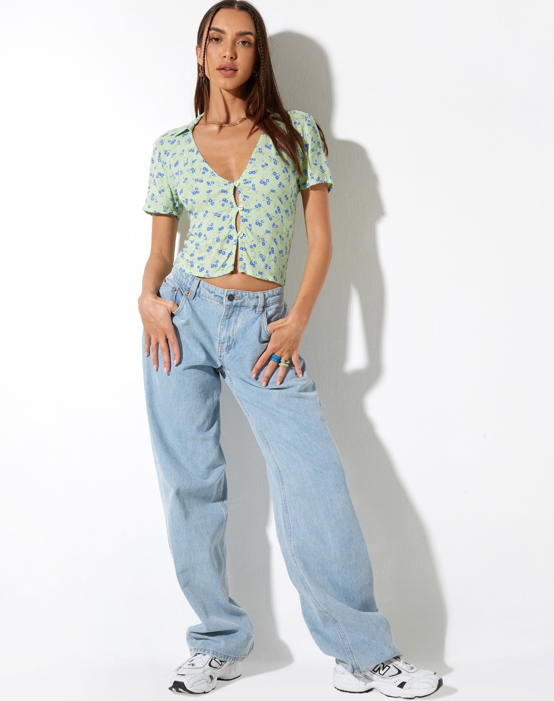 imagen de Chu Top en Lime Floral