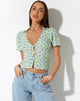 imagen de Chu Top en Lime Floral