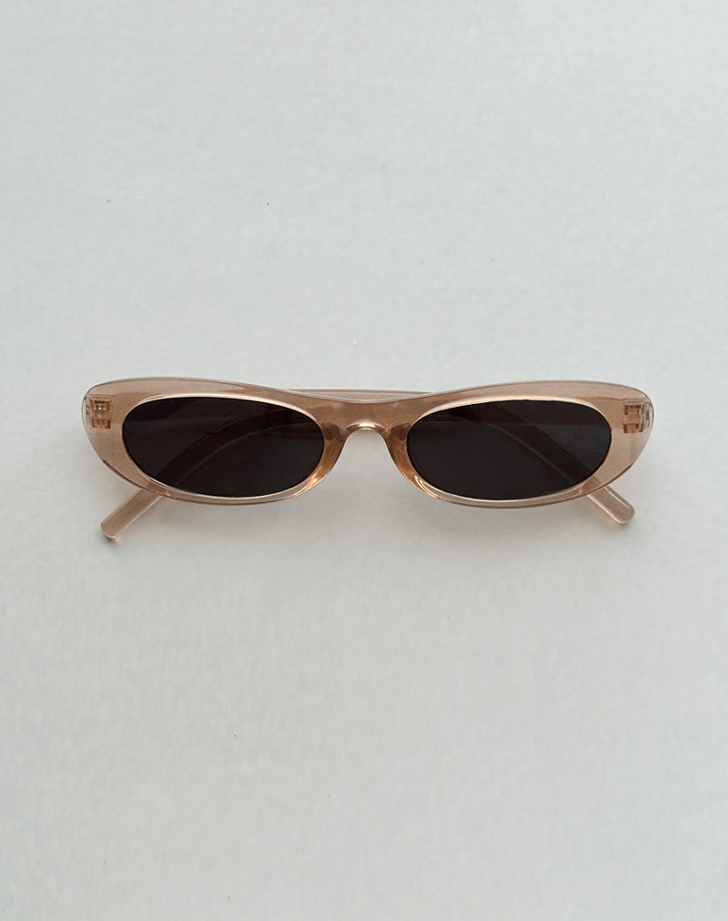Gafas de sol rectangulares Cinida en rosa opaco