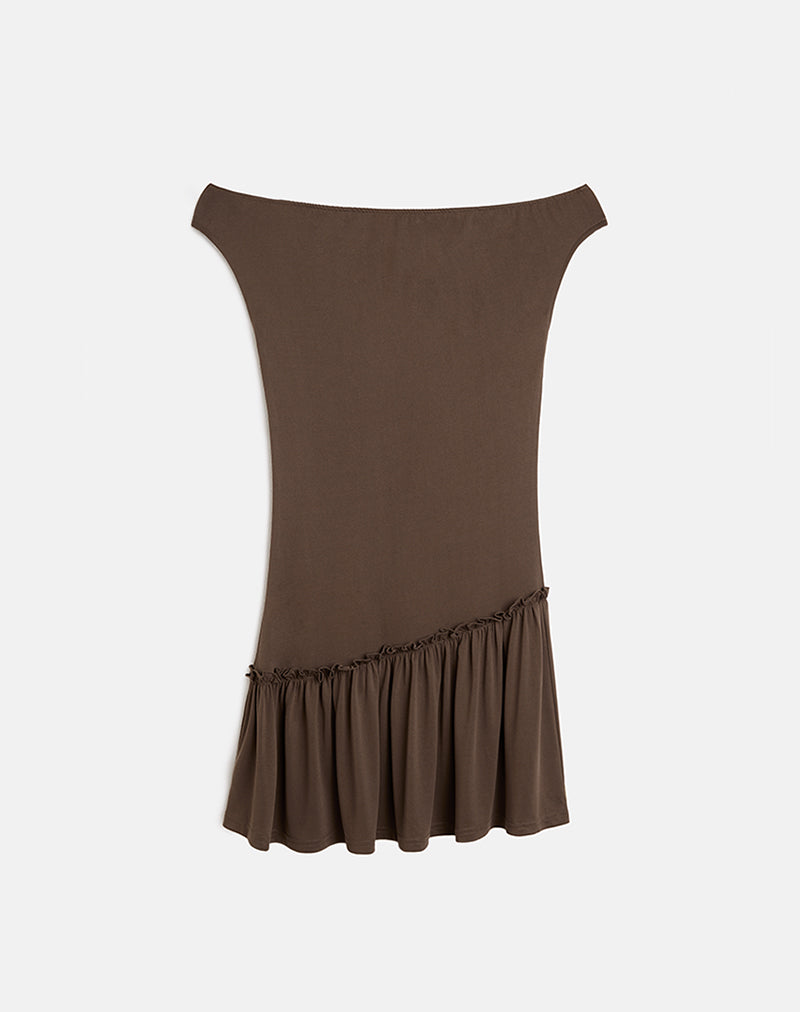 Mini Vestido Ciro en Chocolate