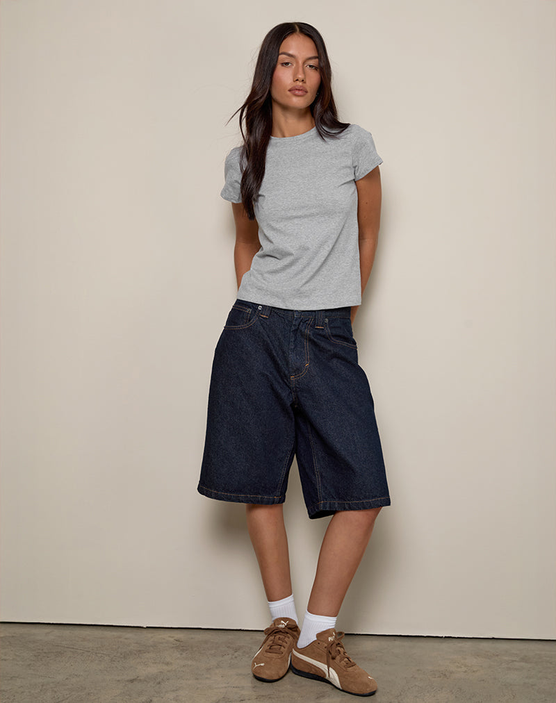 Imagen de Clio Baggy Tee en Grey Marl