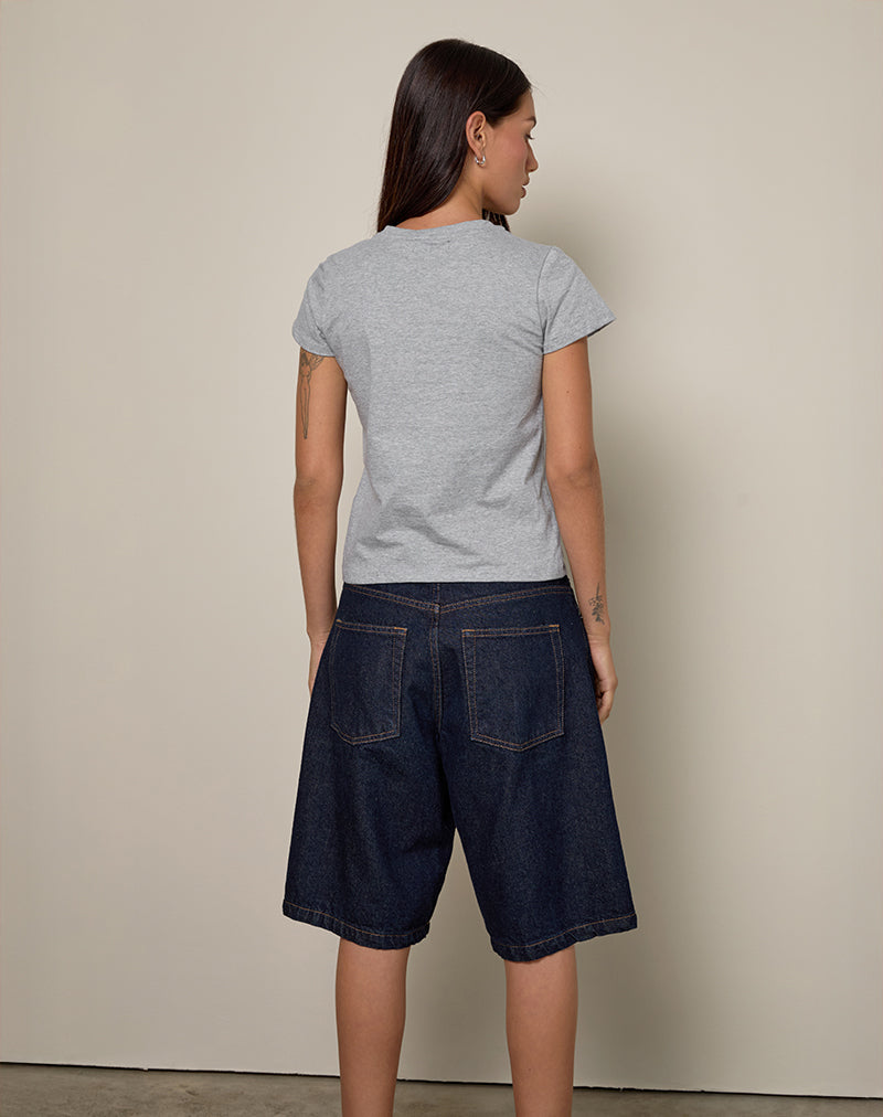 Imagen de Clio Baggy Tee en Grey Marl