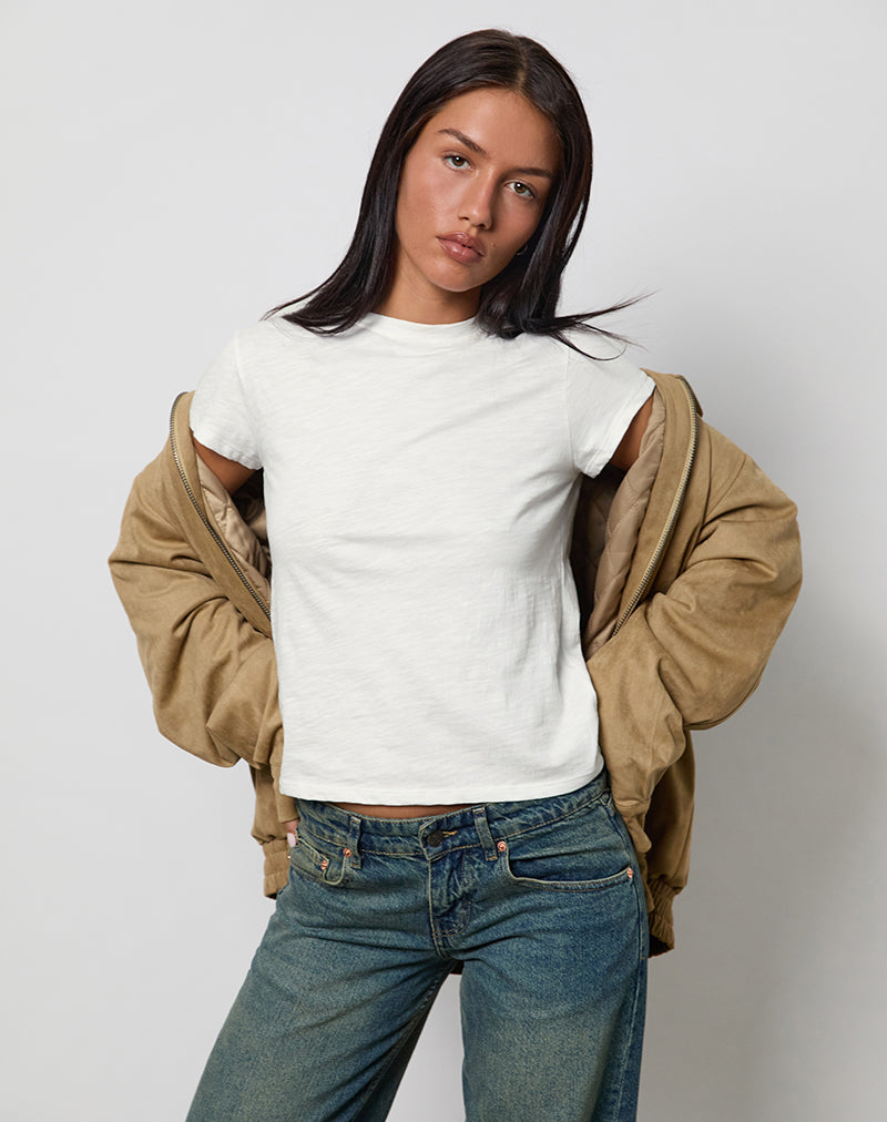 Imagen de Clio Baggy Tee en marfil