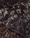 batik botánico estampado marrón