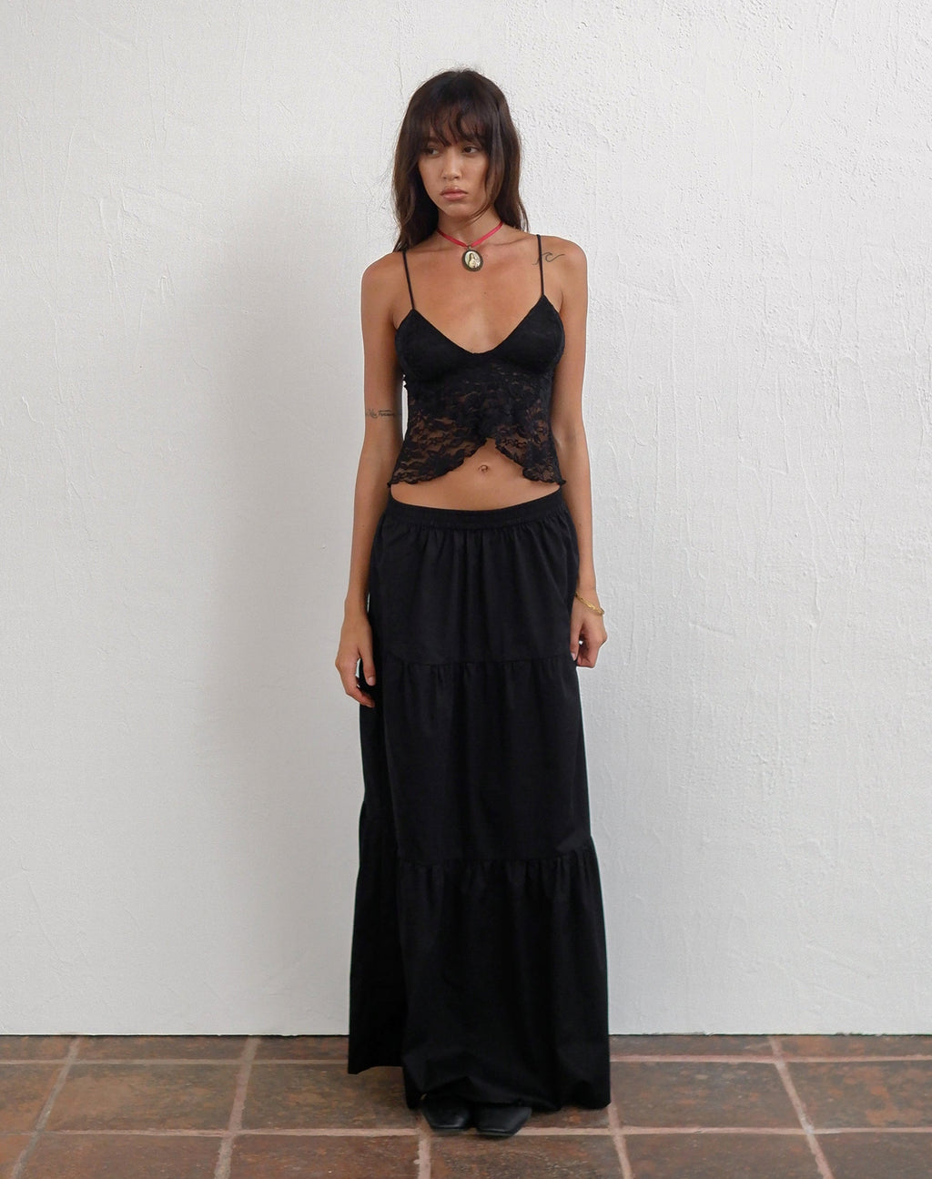Remax Maxi Falda en Negro