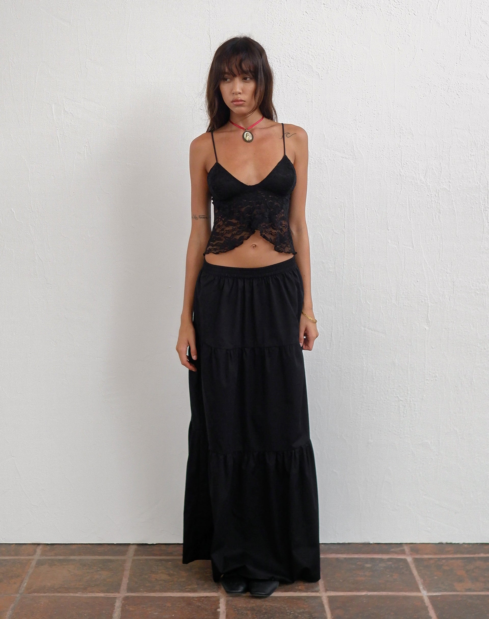 imagen de Remax Maxi Skirt en Negro