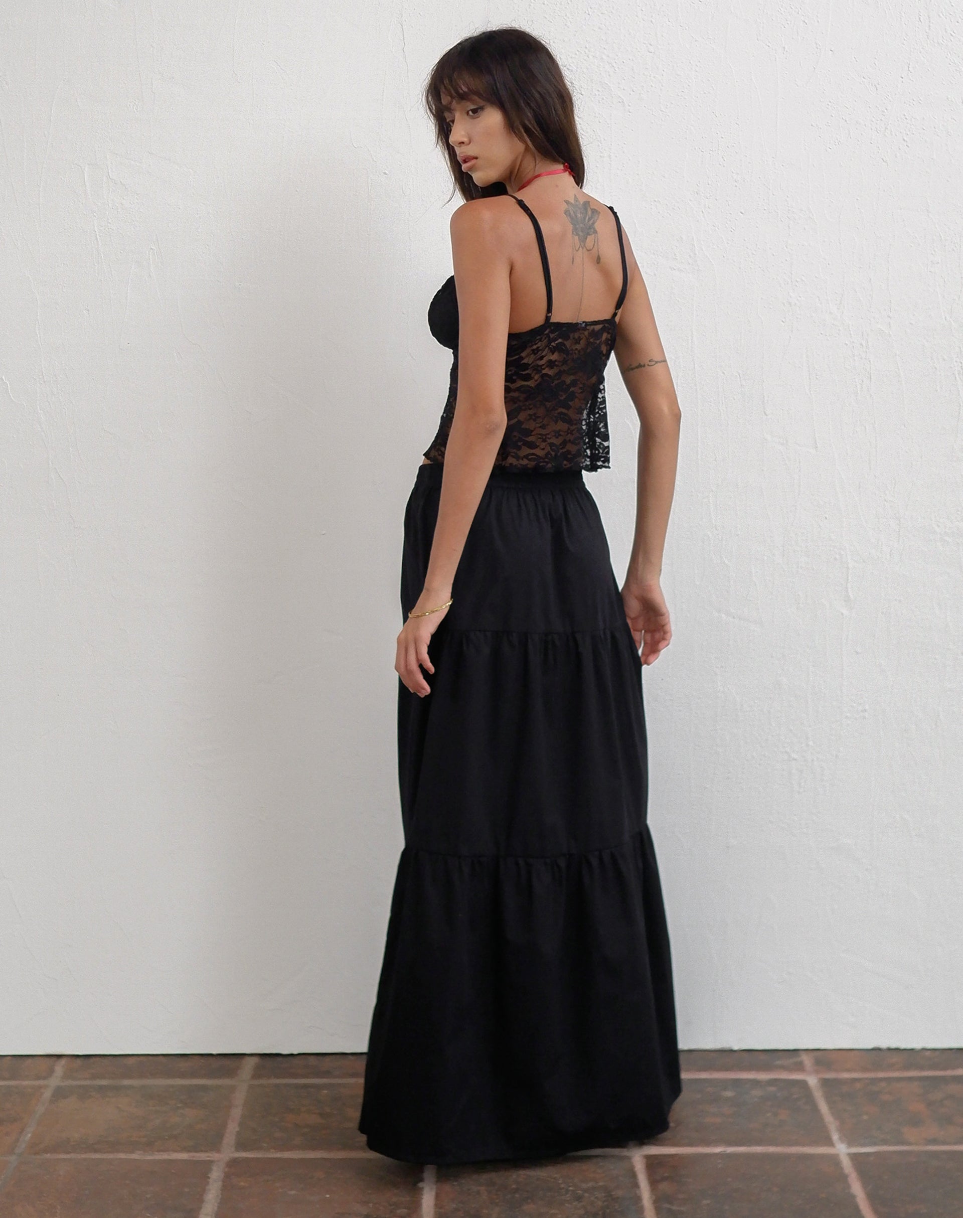 imagen de Remax Maxi Skirt en Negro
