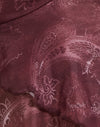 Malla Paisley Tonal Ciruela