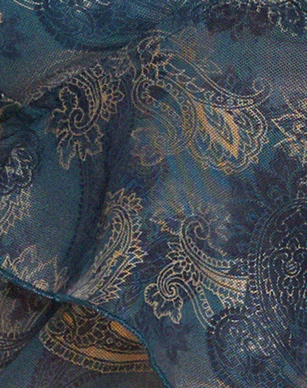Cojira Mesh Butterfly Top en Paisley Azul Tonal