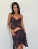 Imagen de Cojira Mesh Butterfly Top in Vintage Roses Negro