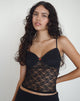 Imagen de Cornelia Top en Mari Lace Negro