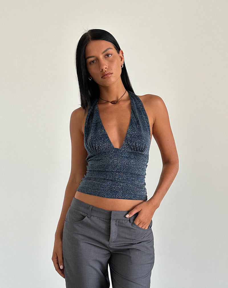 Top Cosimo Cuello Haltern en Midnight Shimmer