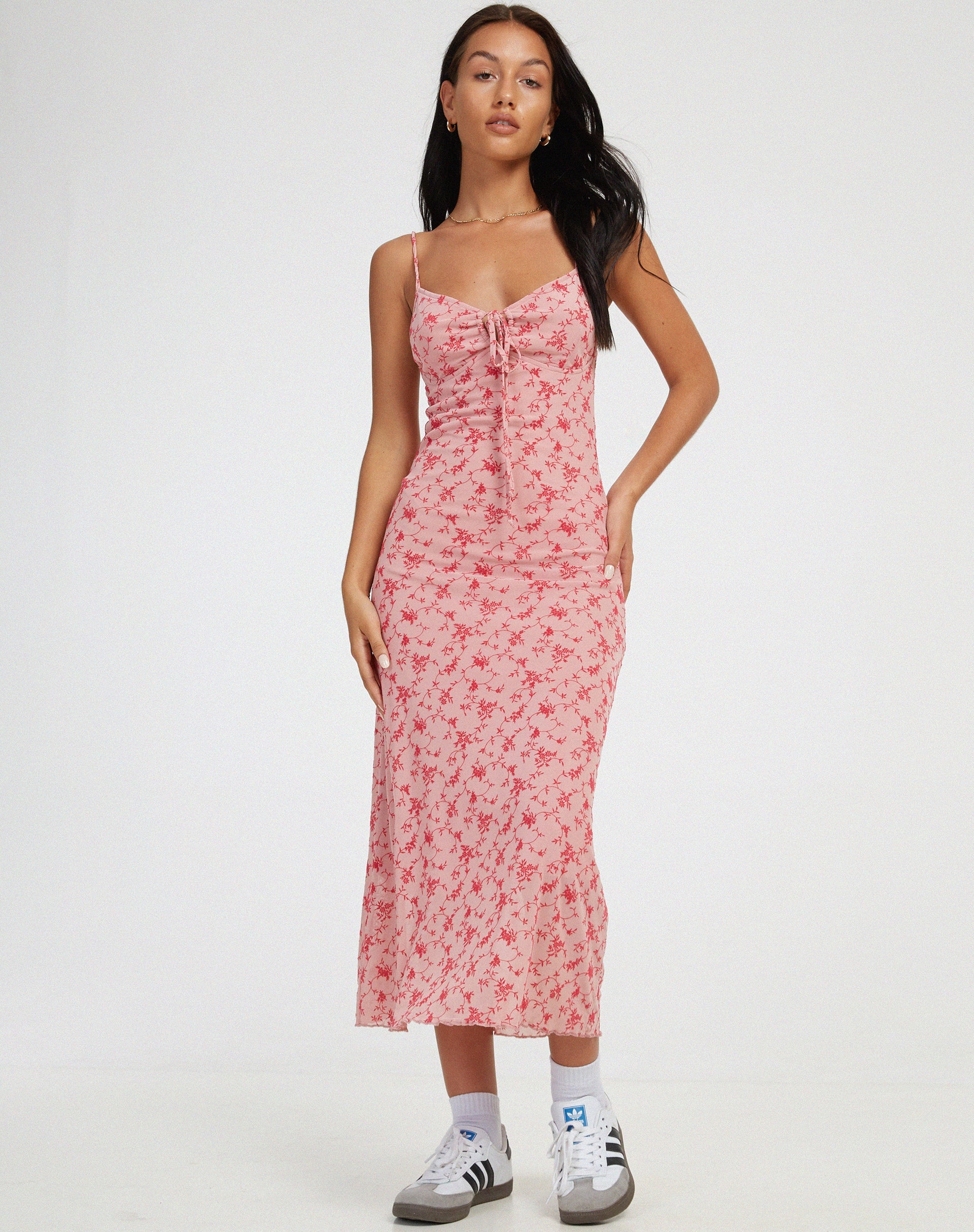 imagen de Coya Maxi Dress in Love Bloom Pink Flock