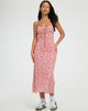imagen de Coya Maxi Dress in Love Bloom Pink Flock