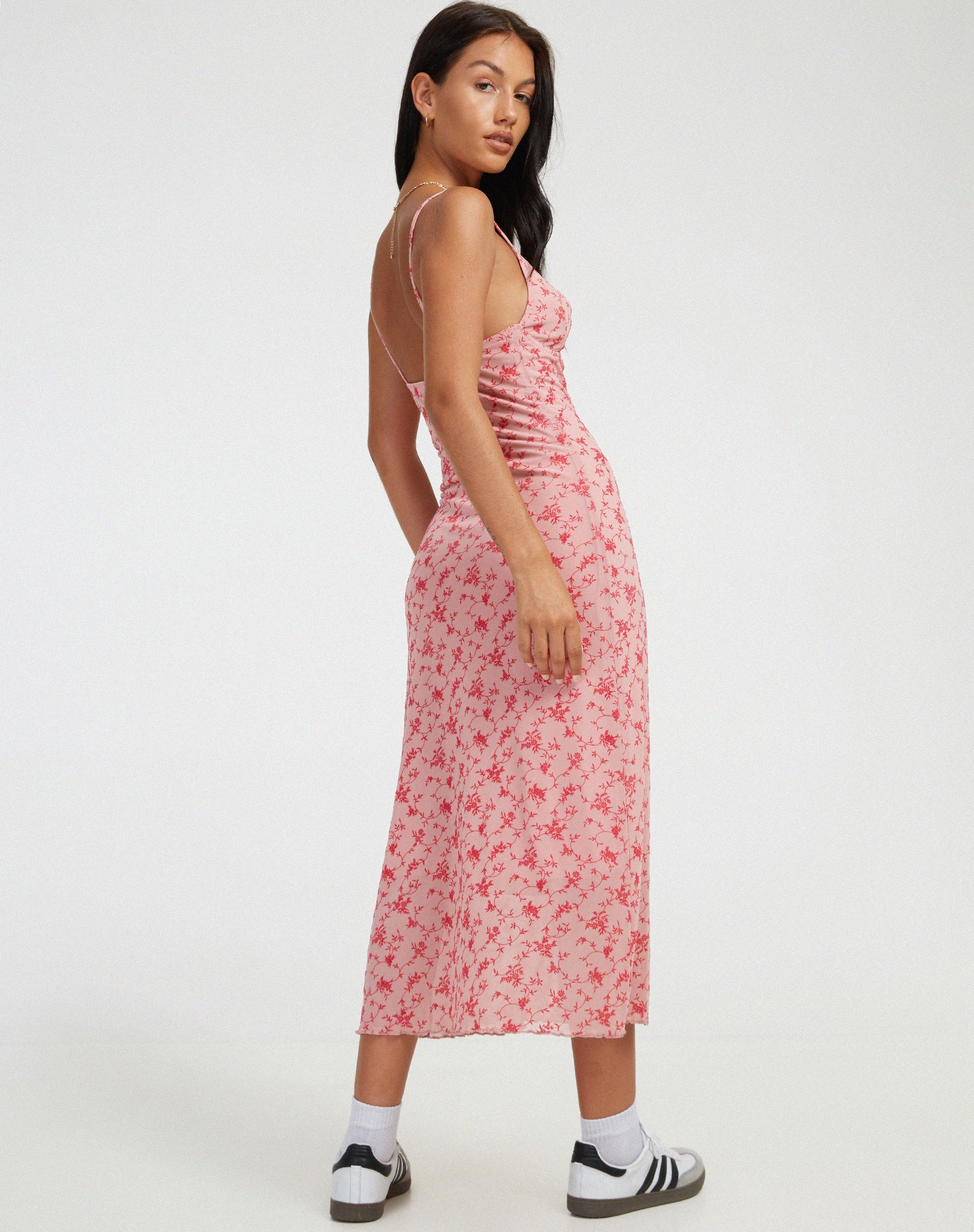 imagen de Coya Maxi Dress in Love Bloom Pink Flock