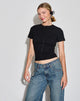 Imagen de Dakota Cropped Tee en negro