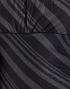 Raya Irregular Gris Negro