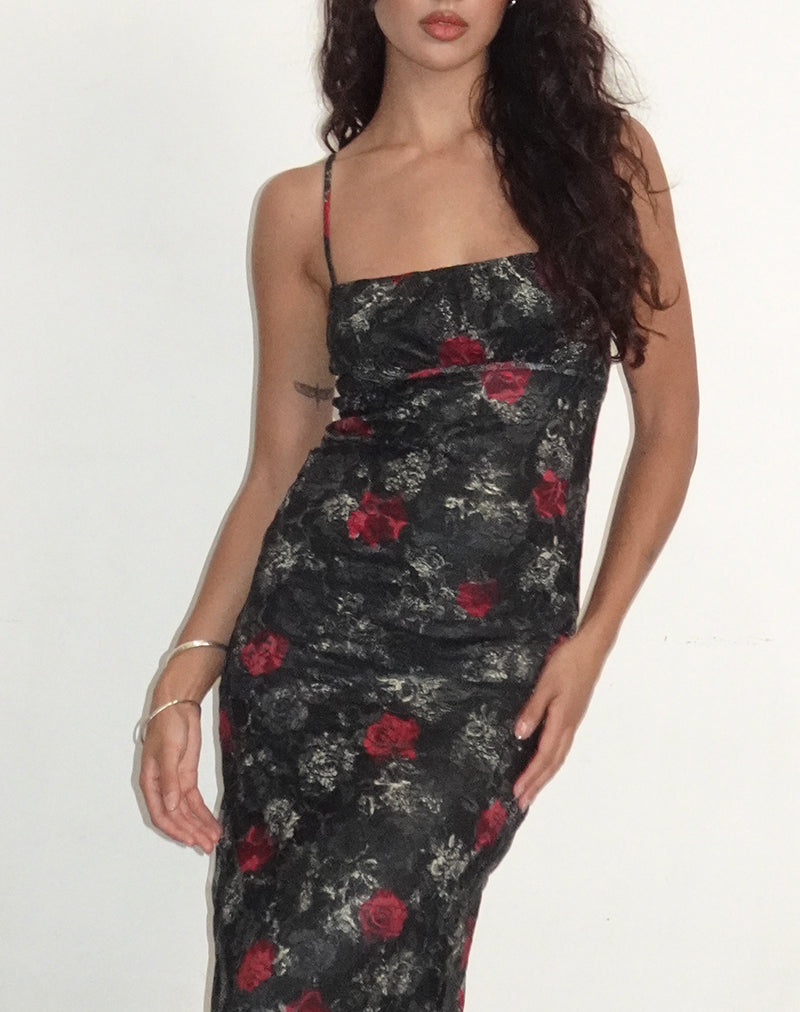 Imagen de Darsih Maxi Dress in Lace Midnight Bloom