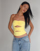 imagen de Dayu Bandeau Crop Top en Lemonade