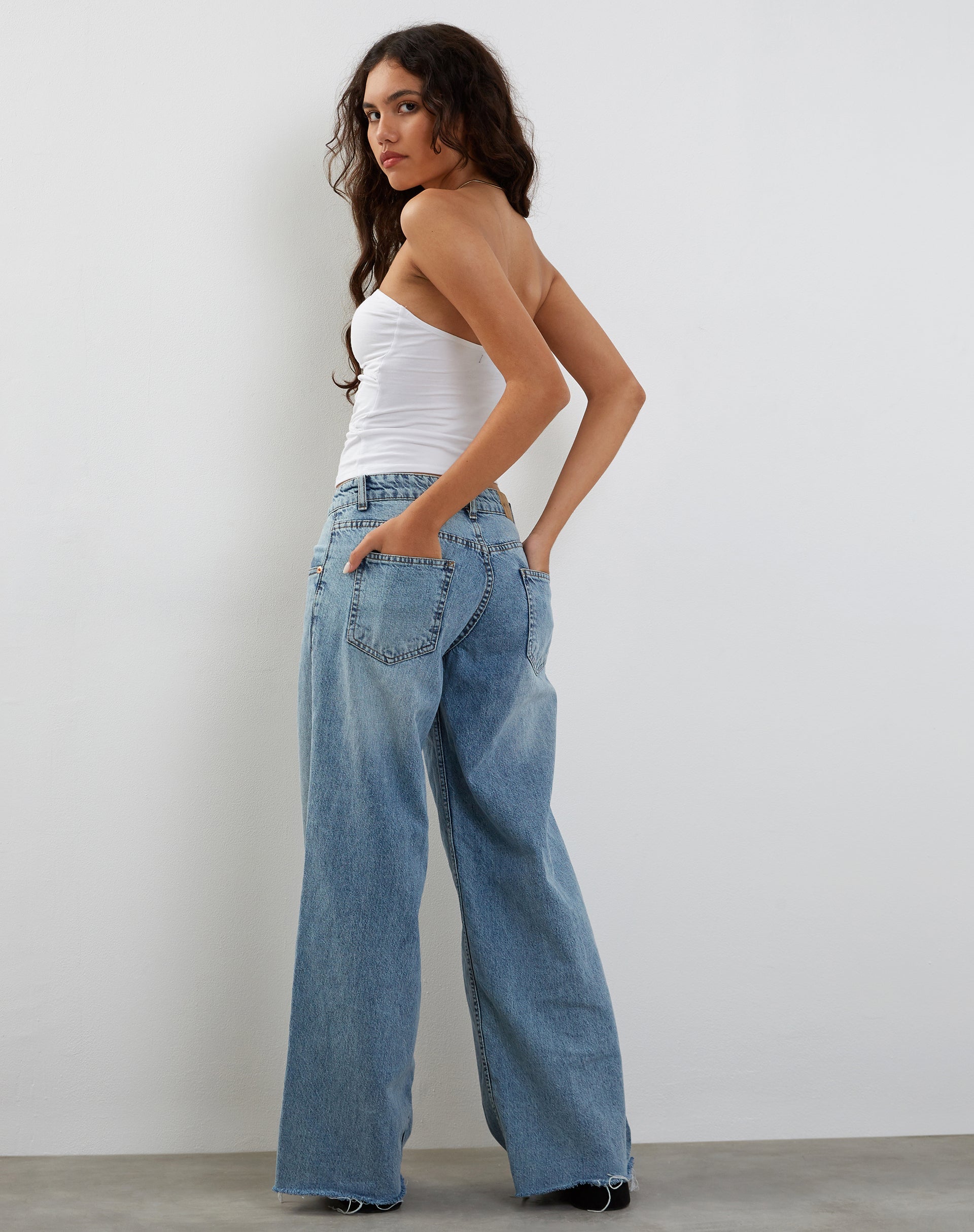 Imagen de Dayu Bandeau Crop Top Blanco