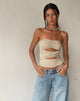 Imagen de MOTEL X JACQUIE Dayu Bandeau Crop Top en Leche de Coco