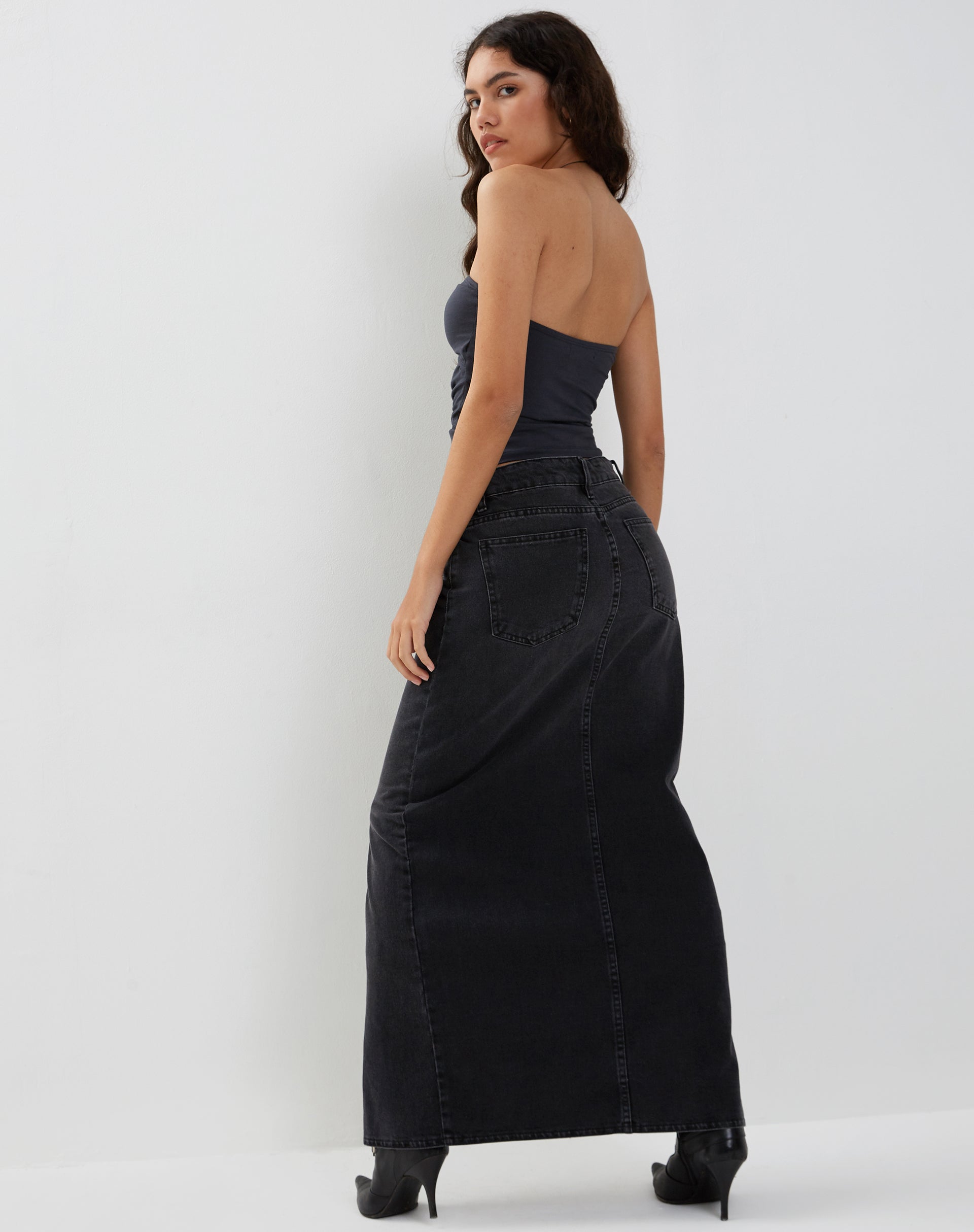 Imagen de Dayu Bandeau Crop Top en Ocean Storm