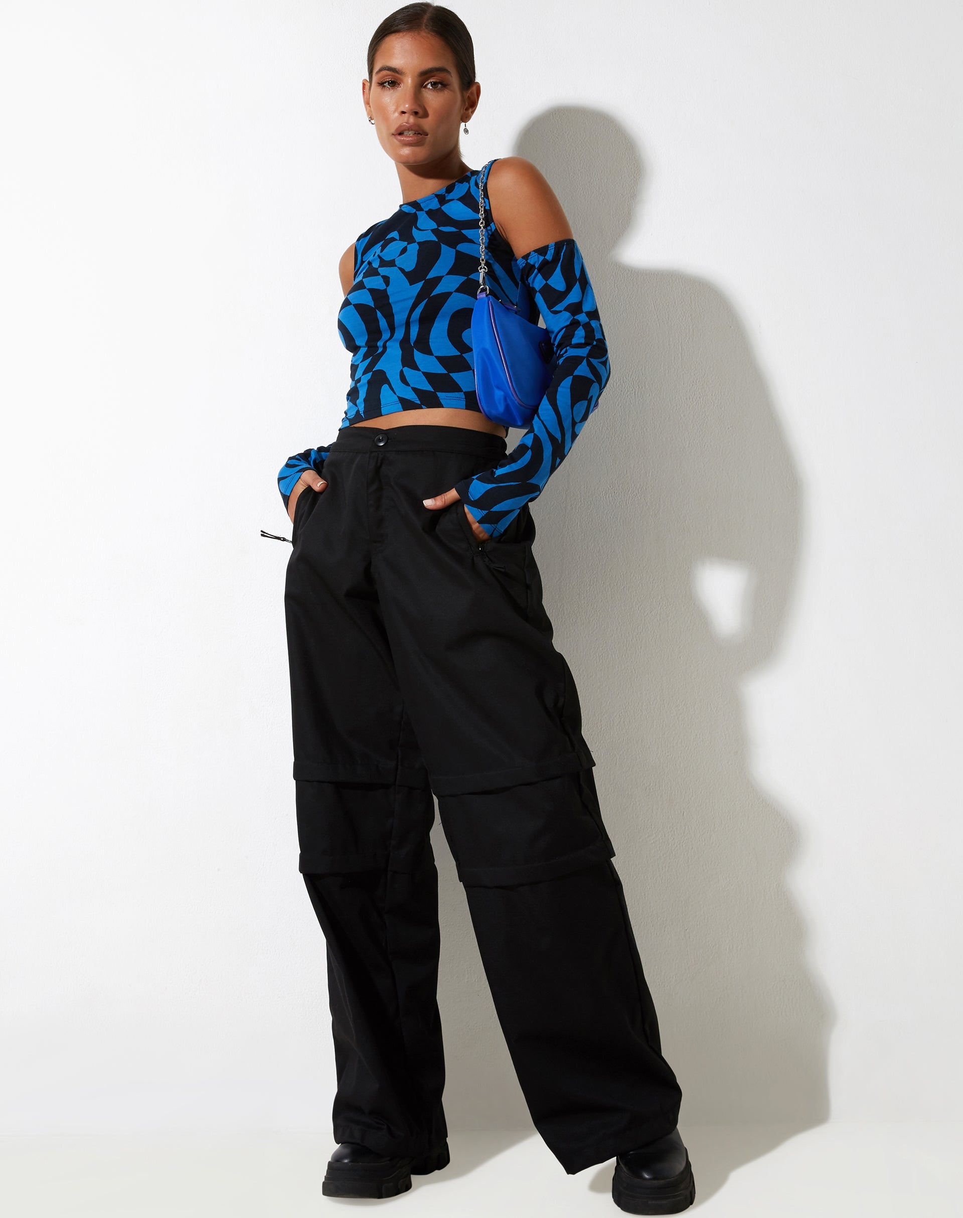 imagen de Denver Top en Irregular Optic Blue