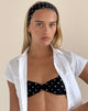 Imagen de Diadema en Polka Negro