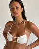 Imagen del sujetador de bikini Dolan en color crema