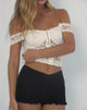 Imagen de Ritala Shirred Micro Shorts en Negro