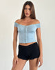 Imagen de Dovica Corset Top Azul Nantucket