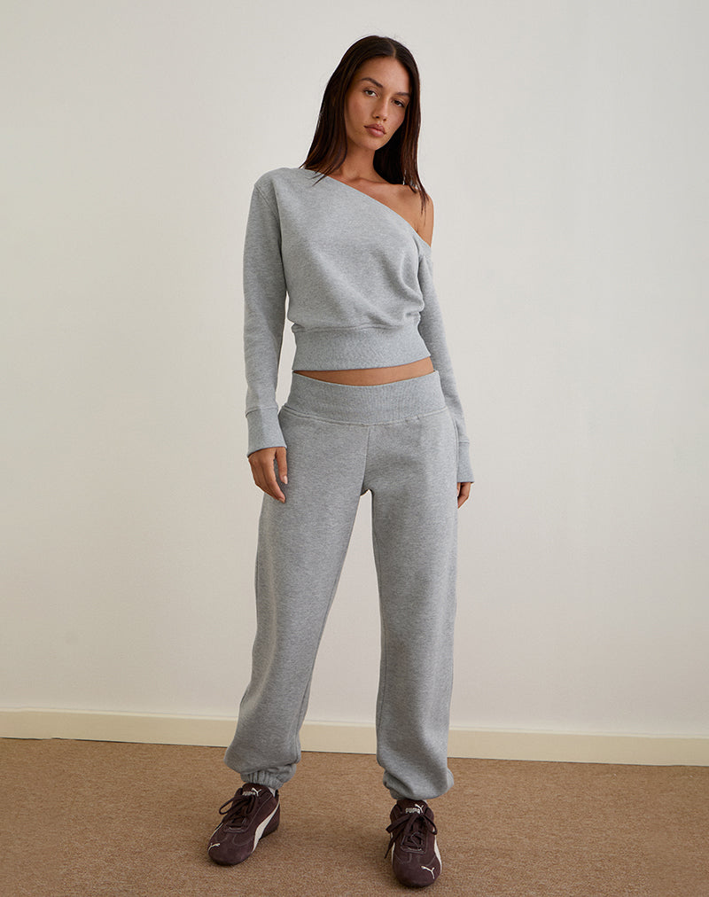 Imagen de Epsie Oversized Jogger en Grey Marl