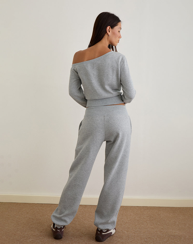 Imagen de Epsie Oversized Jogger en Grey Marl