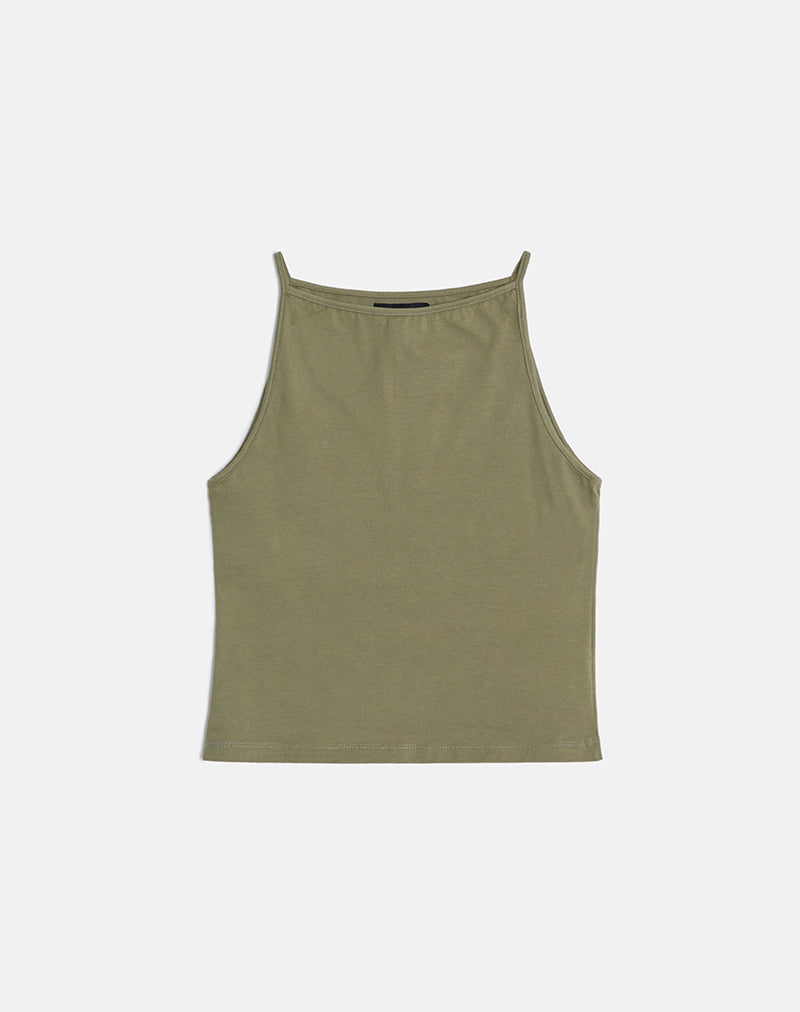 Imagen de Dudley Vest Top en Jersey Khaki