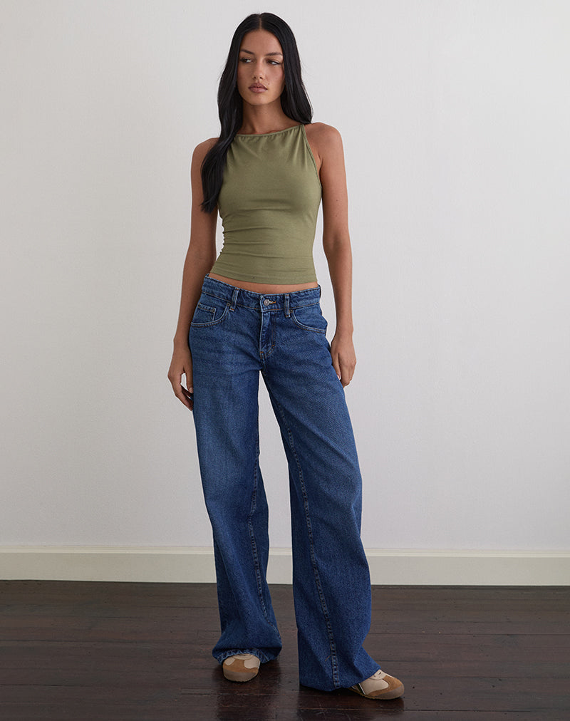 Imagen de Dudley Vest Top en Jersey Khaki