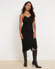 Imagen del vestido Dulcia Midi en negro